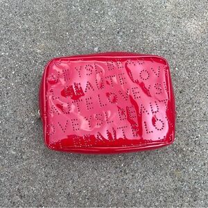 YSL Beaute Red Cosmetic Makeup Bag